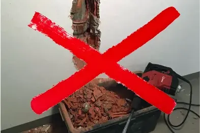 ohne Stemmarbeiten